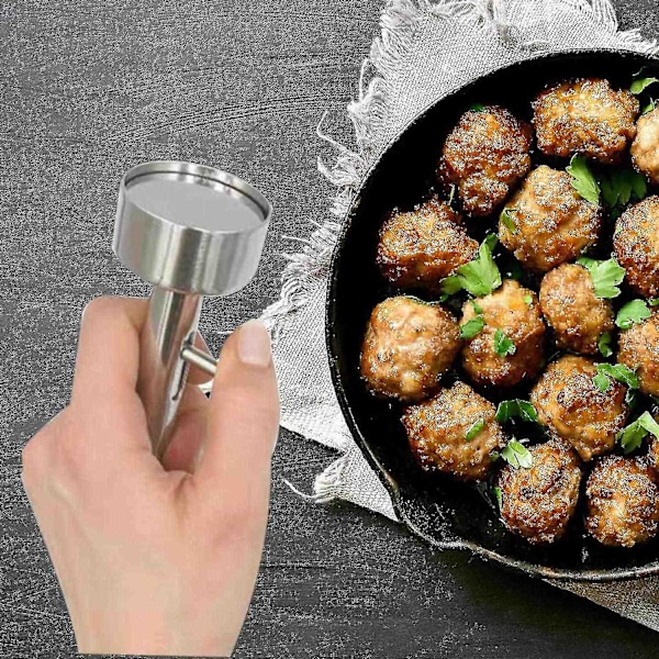 Falafel-ske Falafel-ske i Rustfrit Stål Falafel-ske Til Perfekt Tilberedning af Delic
