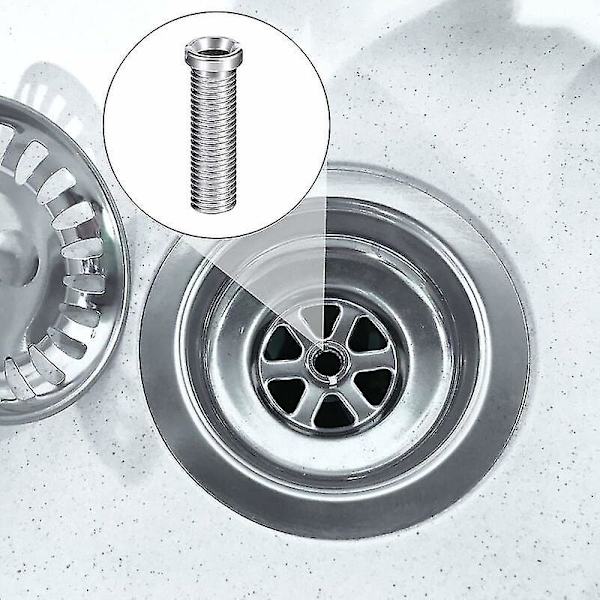 Viemärikorin Ruuvi 70mm Ruostumaton Teräs Viemäriruuvi Kiinnitysvarusteet Viemäriruuvi Viemärikorin Suodatin Tulppa Ruuvi Keittiön Pesualtaan