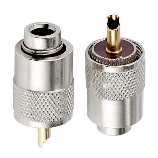 10-pack PL259 lödkontakt med reducer för RG8, RG-213 koaxialkabel