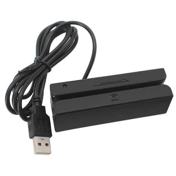 MSR90 USB-magneettinauhan lukulaite kortinlukija raita 3 raitaa Mini-lukija USB-tietokoneelle