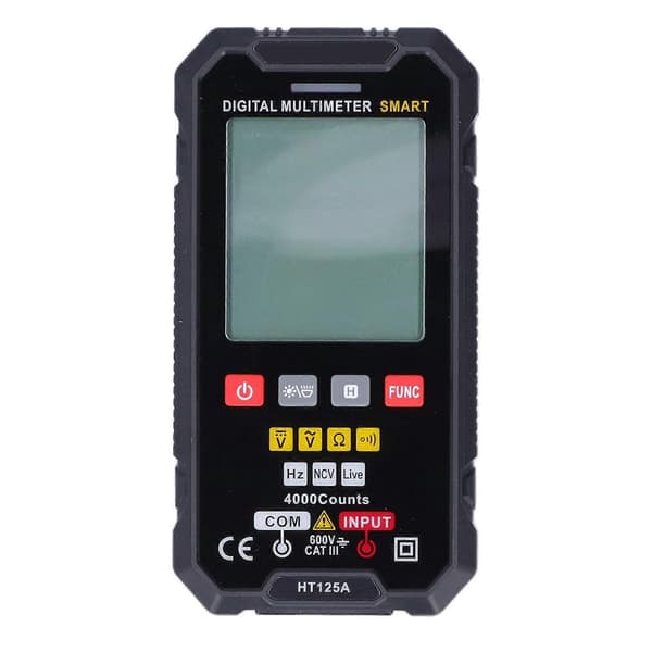 Høykvalitets HT125A Digitalt Multimeter Bærbart Multimeter Digital Skjerm Smart Multimeter