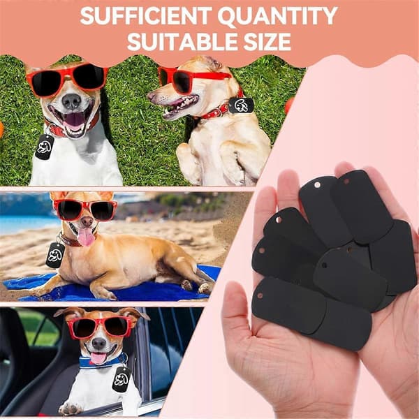 Aluminium Stempling Emner Gravering Blanke Merker 25 Pakke, Lasergravering Blanke Merker, Metall Business C