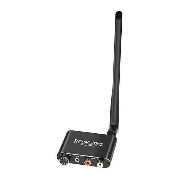 2.4G Trådløs Lydadapter Lydforlenger Trådløs Lydsender og Mottaker 50M Lan Lyd Ext