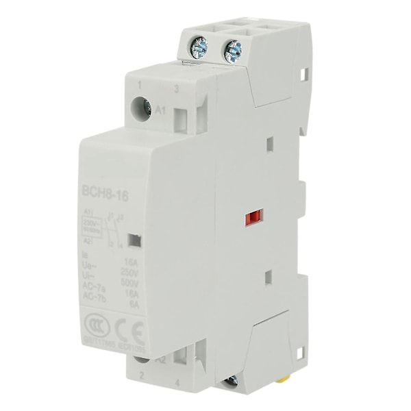 2p 16a 220v/230v 1no 1nc 50/60hz DIN-kisko Kotitalousac-kontaktor