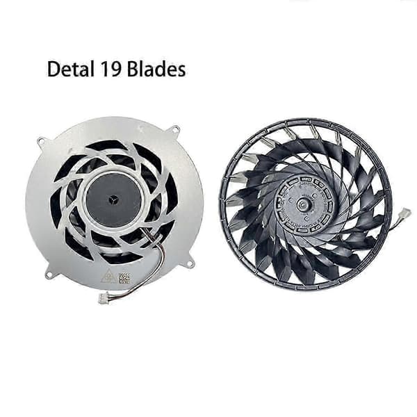 Køleventilator til PS5 Slim Spillekonsol 19 Blade Indvendig Kølerventilator Udskiftning Intern Køleventilator til P5 Slim Host Delta