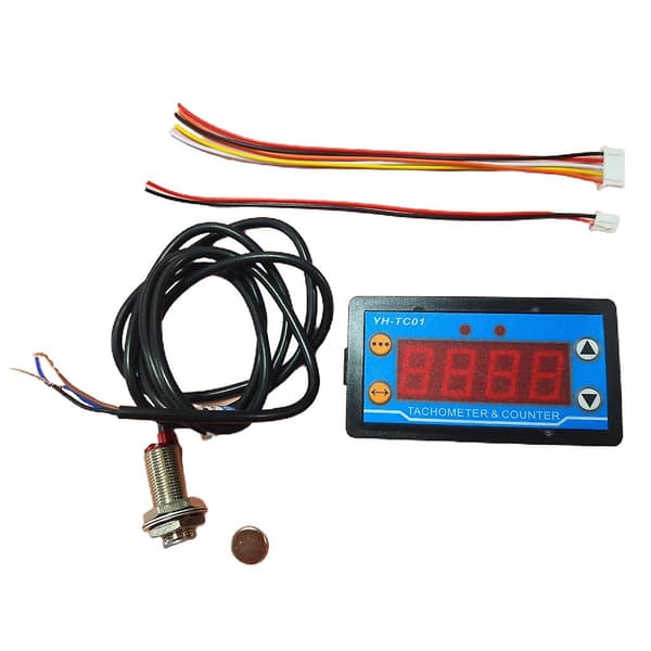 Digital Hastighedsmåler Timer Måler Tachometer Hall Switch Nærhedssensor Dc8-24v