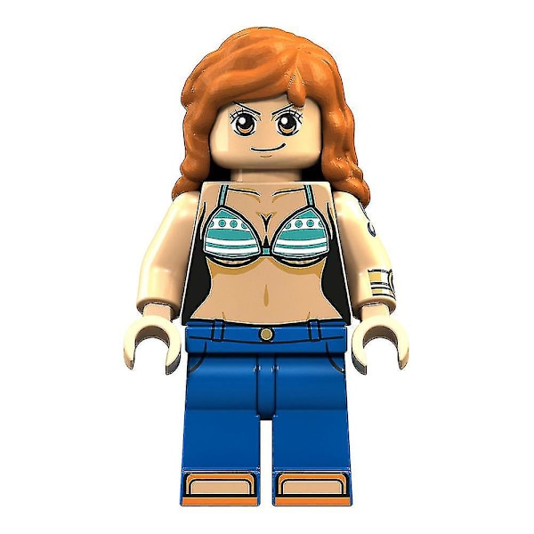 8 stk./sæt One Piece Serie Byggeklodser Figurer Samling Minifigurer Til Børn Legetøj