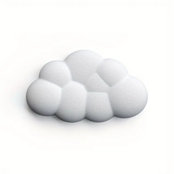 Håndbeskyttelse i skyform, hvit