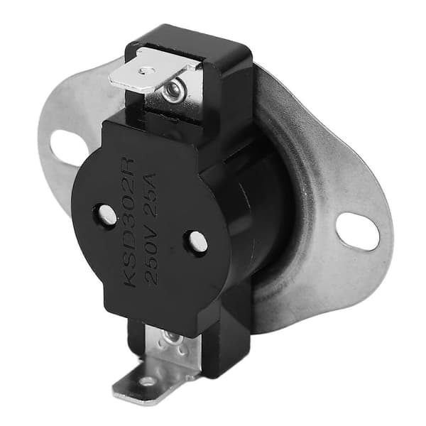 Högkvalitativt 2-pack stort lock KSD302R 25A bimetallisk temperaturkontrollbrytare
