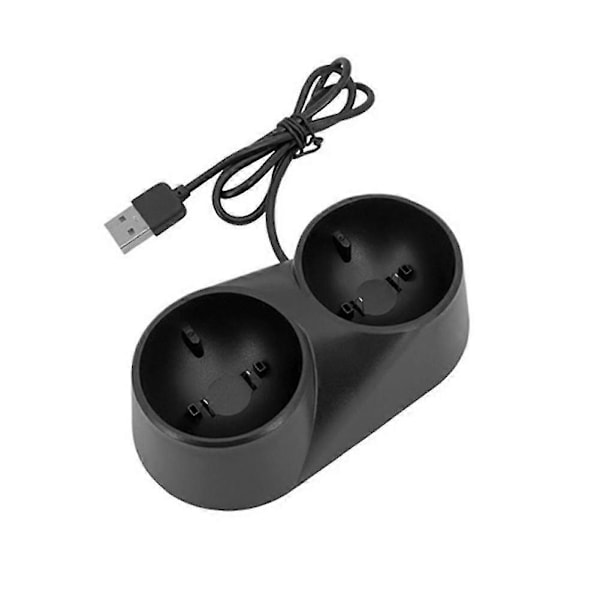 Kaksipaikkainen lataustela PS3/ PS4 VR Motion Controller Playstation Move -ohjaimille