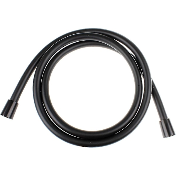 Kvalitets Dusjslange I Pvc Svart 200 Cm Dusjslange For Hånddusj Tilkobling Standard For Badekar (svart)