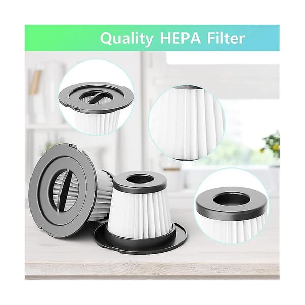 6 stk. HEPA-filter udskiftning til trådløs støvsuger