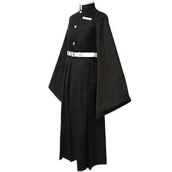 Tokitou Muichirou Cosplay-asu, Anime Demon Slayer Cosplay Kimetsu No Yaiba Kisatsutai Uniformi Peruukki Halloween-juhlat  Vaatteet E