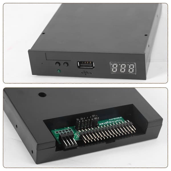 Version Sfr1M44-U100K Sort 3,5 Tommer 1,44 Mb Usb Ssd Floppy Disk Drev Emulator Til Yamaha Korg Roland El