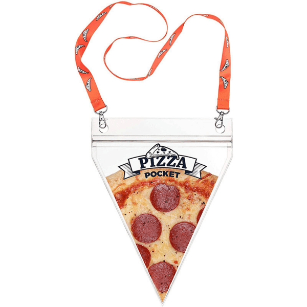 Bärbar pizzapåse Fantastisk Gag-presentstrumpa eller för pizzaälskaren