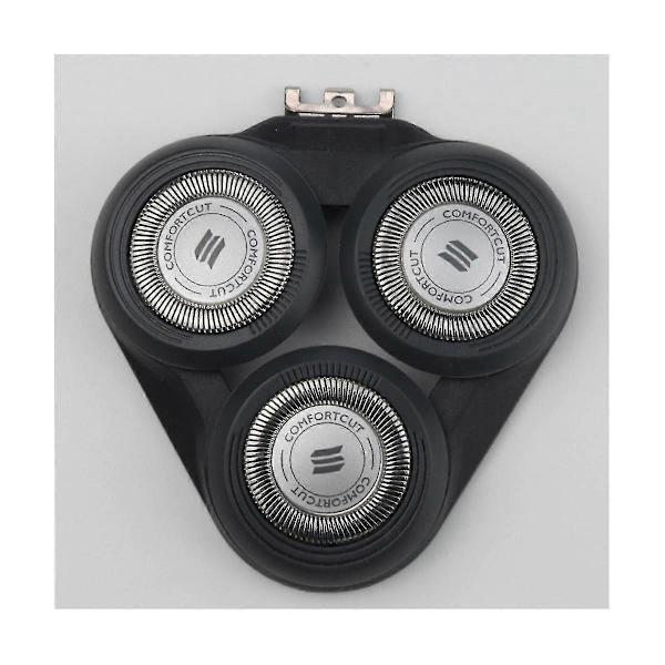 Reservehoved til Philips S5000 S5370 S5571 S5420 S5140 S5078 S5077 S5050 S5082 Elektrisk Skraberblad - Sort