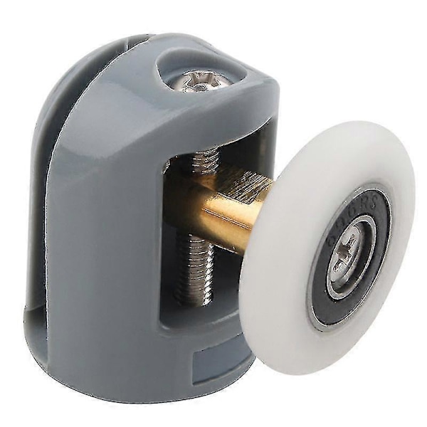 4 st Duschdörrsrullar, Duschglasrullar Dusch Enkeldäcksrulle Remskivor, 25 mm Hjul för Duschkabin, Duschrum, Duschväggsdelar