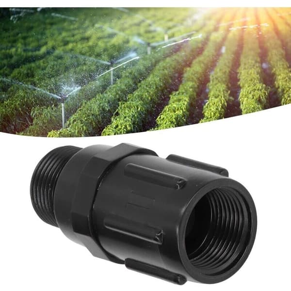 30 PSI G3/4 tryckregulator, tryckregulator för droppbevattning, lågflödes tryckreducerare, adapter för droppbevattningsrör för gårdar