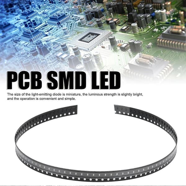 Højkvalitets 100 stk. (0603 serie) SMD LED'er Smaragdgrøn