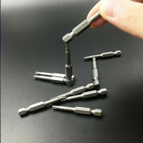 11 stk. Lang Rækkevidde Torx Stjerne Hex Sikkerhedsbit Sæt Tamper Proof Skruetrækker Bits Uk [Gratis Forsendelse]