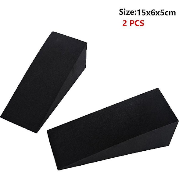 Yogablock Skum Squat Wedge Block Kalv Bår Slant Board Fod Stretch Kilblock Hjem Yoga Fitness Udstyr Tilbehør 15x6x5cm Voksen Unisex