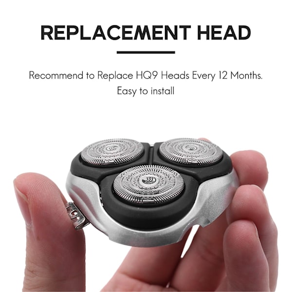 Vaihtoterät Philips Norelco HQ9 -sähköpartaveitselle, korvaavat terät PT870 PT875 PT920 Smart Accessories -partakoneen terät HQ9