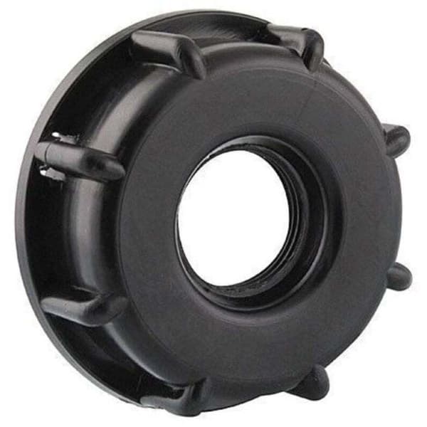 IBC-adapterlock s60x6 för 1000 liters tank, 3/4 tum