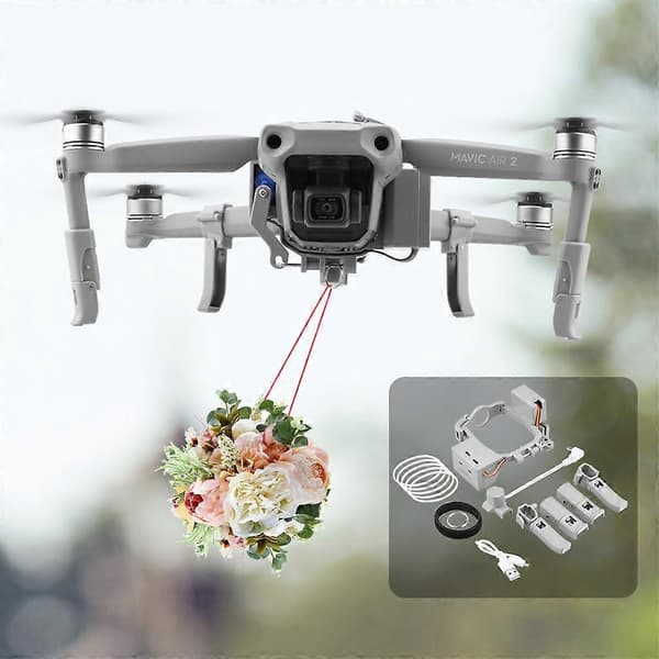 For Mavic Air 2 Airdrop-system Landingsstell Drone Lastlevering Transport