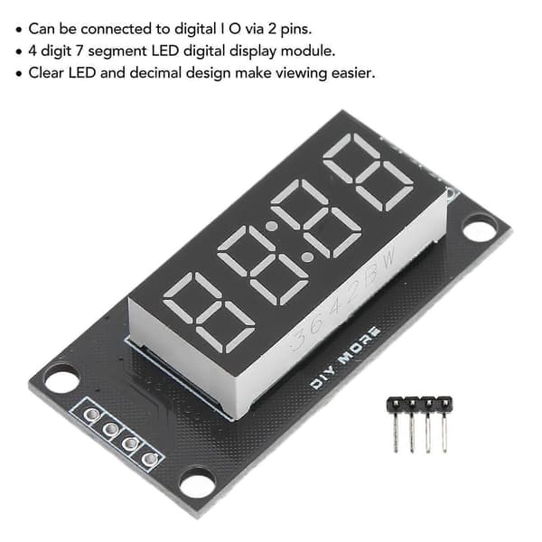 Högkvalitativt 4-pack klockversion 0,36 tum digital displaymodul fyrsiffrig sju-se