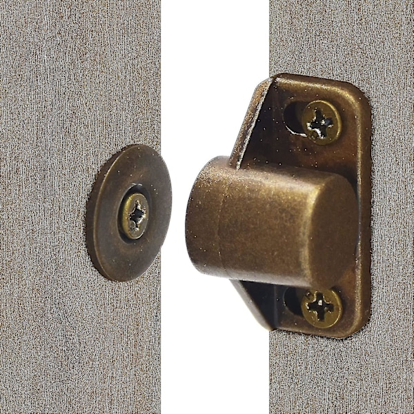 Dörrlås, Jodeian 4-pack Magnetiskt Skåplås med Neodymmagnet för Skåp Köksgarderober Dörrstängning (baifus)