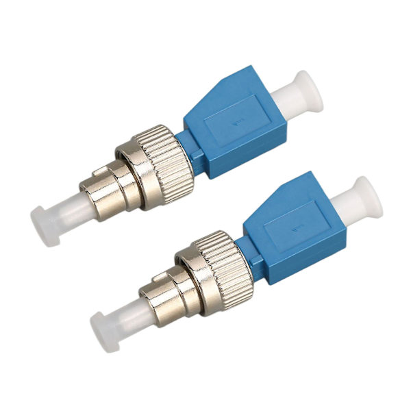 2 st fellokaliseringsfiberadapter FC hane till LC hona SM 9/125 Hybrid återanvändbar lågförlust fiberoptisk adapter kompatibel med VFL CATV-YM