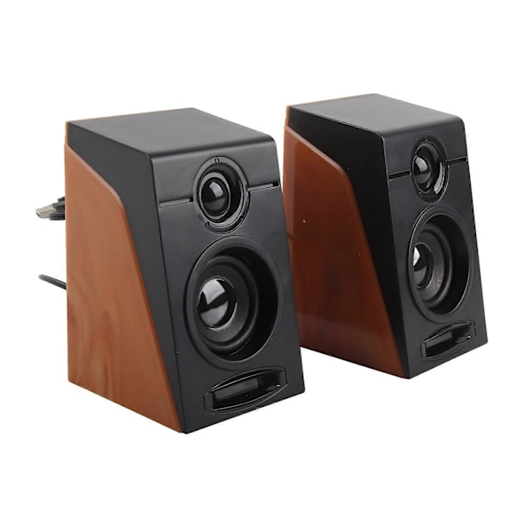 PC-høyttalere HiFi Dyp Bass Justerbar Volum Plug and Play Skrivebordshøyttalere for TV-er Datamaskiner Bærbare datamaskiner Telefoner