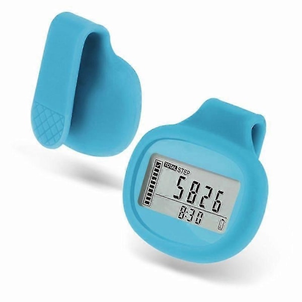 Kjæledyr Pedometer 3d Silikon Multifunksjonell Skritteller Stor Skjerm Digital Display 3d Ryggklips Pedometer