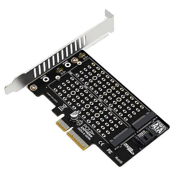 M.2 NVMe NGFF SSD til PCIE SATA Adapter PCIE til M2/M.2 Adapter SATA M.2 SSD PCIE Adapter M Key B Key