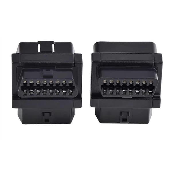 OBD Kabel Adapter OBD2 Adapter 16 Pin Han til 2 Hun Plug and Play Splitter Stik til Diagnost