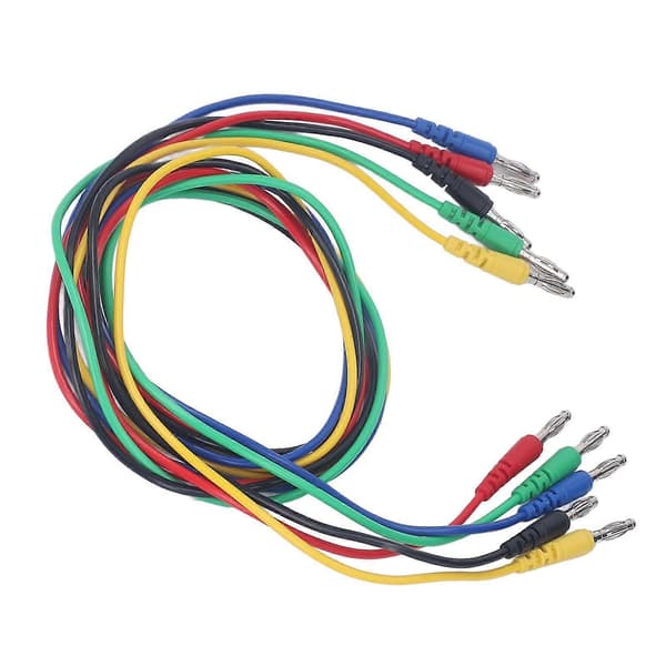 2025 Seneste Model Magnetiske Testledninger Sæt Bløde Fleksible 5 Farver 4mm Banan