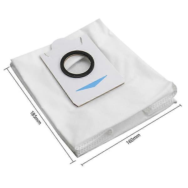 Dammsugarpåsar för Ecovacs Deebot X1 Plus T10 Plus Utsugsstation, 3,2 L Stor Kapacitet