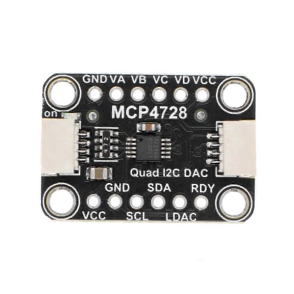 MCP4728 Quad DAC Output Sensor Modul med EEPROM Modul Kompatibel med STEMMA QT Qwiic