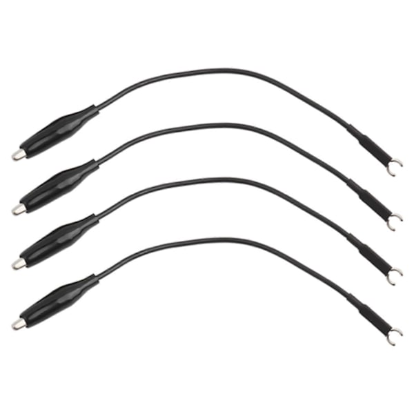 4 stk. Oscilloskopprobe Jordledning Kabel med Klip Oscilloskopprober Tilbehør