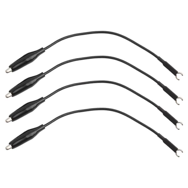 4 stk Oscilloskopprobe Jordledning Kabel med Klipp Oscilloskopptilbehør