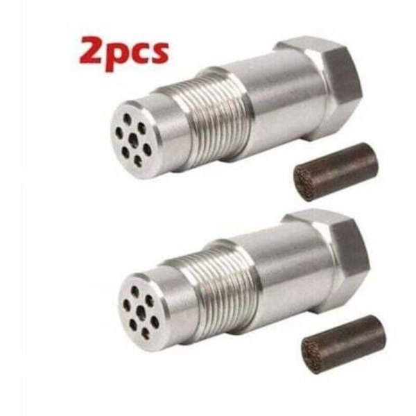 Sæt med 2 O2-sensorer, iltsensor til bil Cel Fix Check Engine Light Eliminator Adapter Oxygen M18X1.5