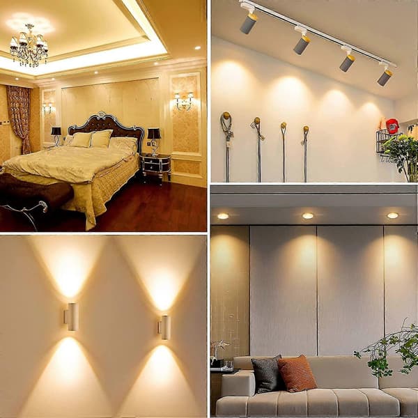 8 stk. Gu10 35w Halogen Reflektor Pærer, Dæmpbar Spotlight, varm Hvid 2700k