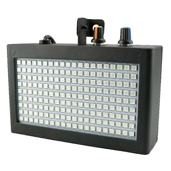180 Strobe Blixtlampa Bärbar 35W RGB Fjärrkontroll Ljudstyrning Strobehastighet Justerbar Lämplig för Scen Disco Bar Fest Klubb (EU-kontakt)