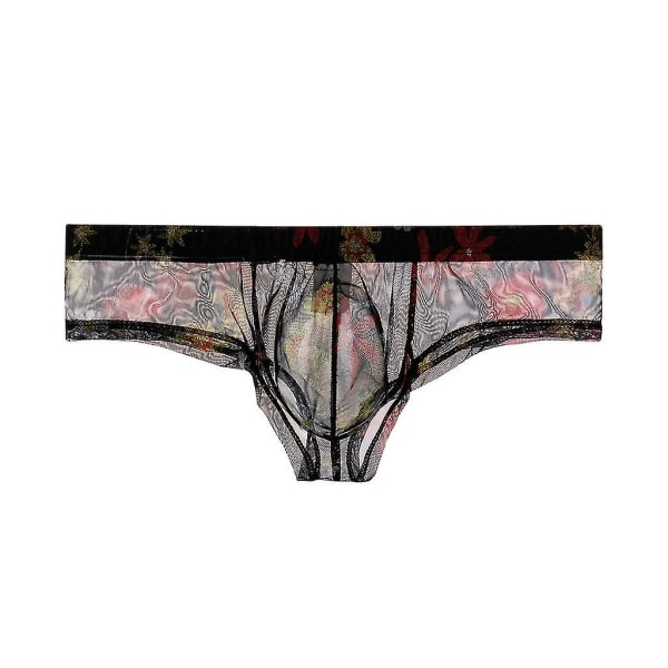 Underkläder herr underkläder transparenta genomskinliga shorts heta läpptryck kalsonger bd16132
