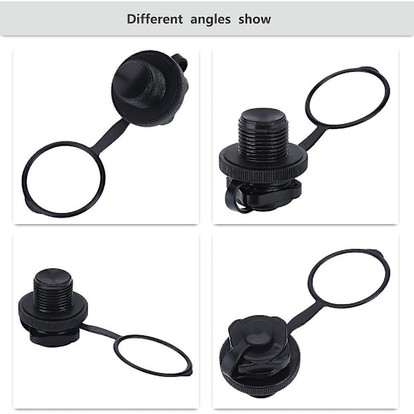 2 stk. Spitfire Tube Valve Udskiftning, Kajak Intex Oppustelig Båd Udskiftning Envejs Opblæsning Båd Spiral Luftprop