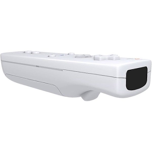 Udskiftnings-Wii-controller, 2-pak, Wii Remote Controller, med silikoneetui og håndledsrem, fjernbetjening til Wii/Wii U, hvid