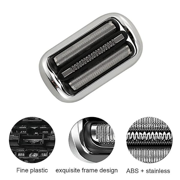 2 kpl 73S Vaihtopartaveitsen Pää Braun Series 7 Sähköpartaveitsimallit 7020S, 7025S, 7085Cc, 707