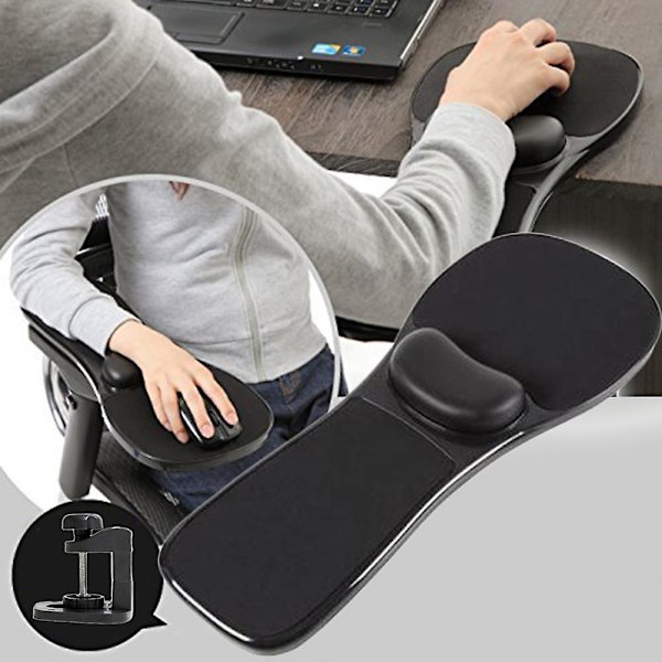 Datamaskin Albue Armstøtte Støtte Stol Skrivebord Armlen Home Office Håndledd Mus Pad
