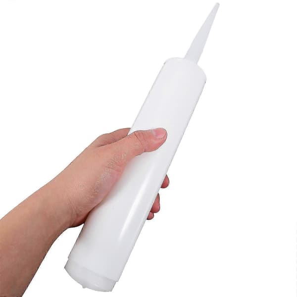 Tomme Påfyllbare Fugemassetuber 4-Pakning Plastforseglingsrør for DIY Hjemmereparasjoner