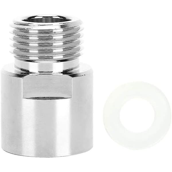 CO2 Adapter Konverter, CO2 Cylinder Adapter Hun-Gevinde TR21-4 Til Han-Gevinde CGA320 Til